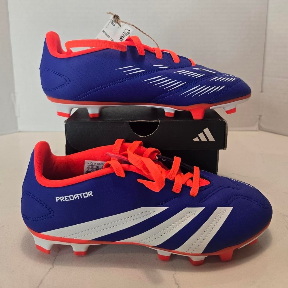 Adidas Predator club FXG J Blue/ Orange kids - 3 US